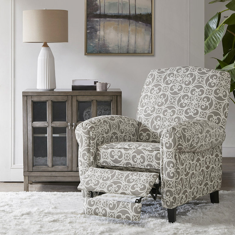 Fauteuil inclinable par pression, Gris