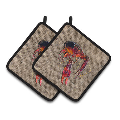 Caroline's Treasures Crawfish Polyester Potholder