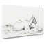 Lying Goat by Jean Bernard - Wrapped Canvas Print-55365836