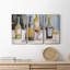 Dégustation de vin - ensemble de 3 peintures sur toile tendue-180900610