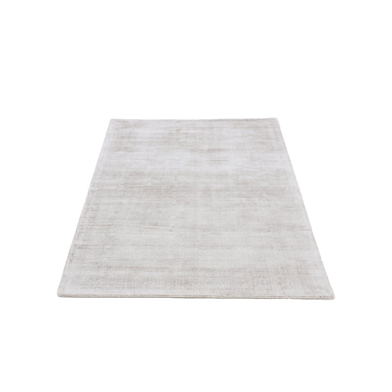Ava Hand Knotted Cream Rug, Rectangle 60 x 110cm