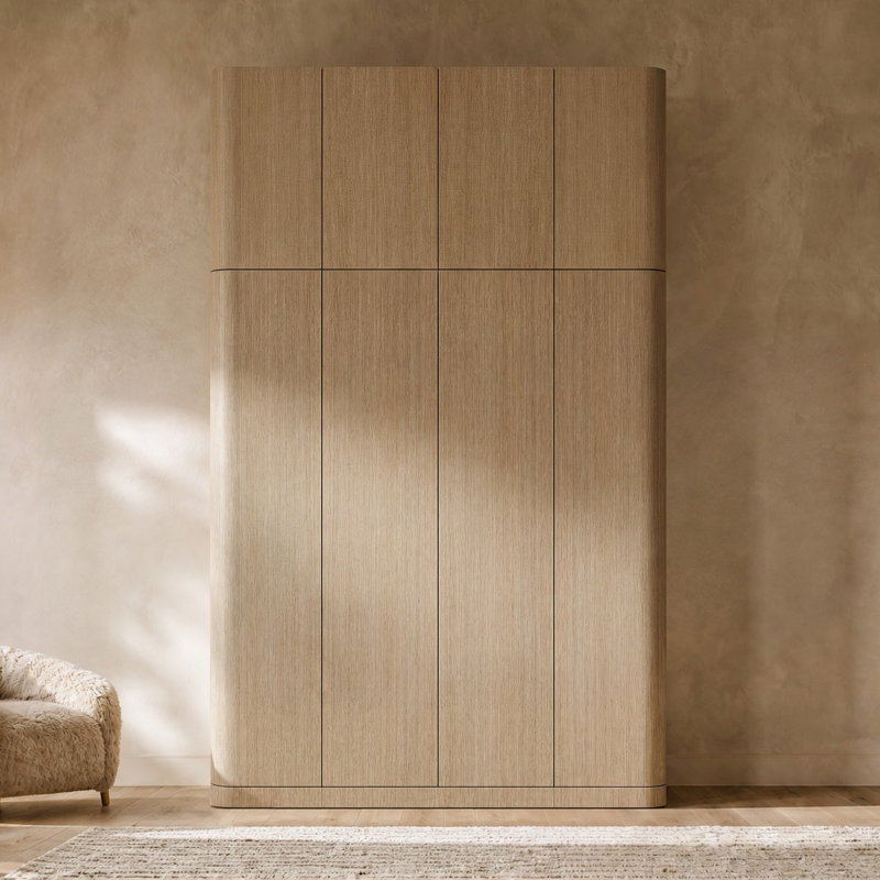 Armoire 100,7 po, 101" H x 63" W x 24" D