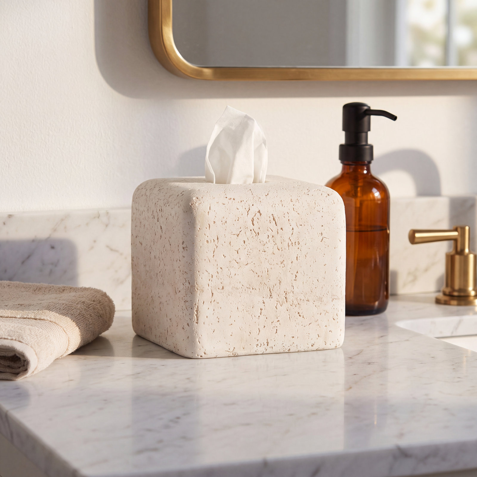 Tuberose Tissue Box Cover