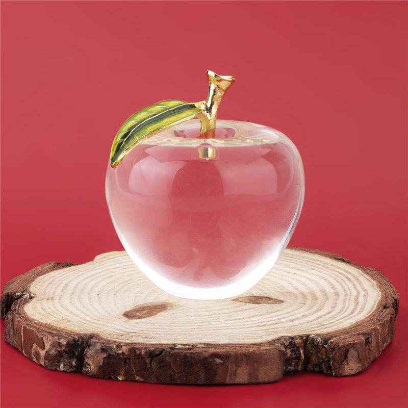Crystal Apple Statues