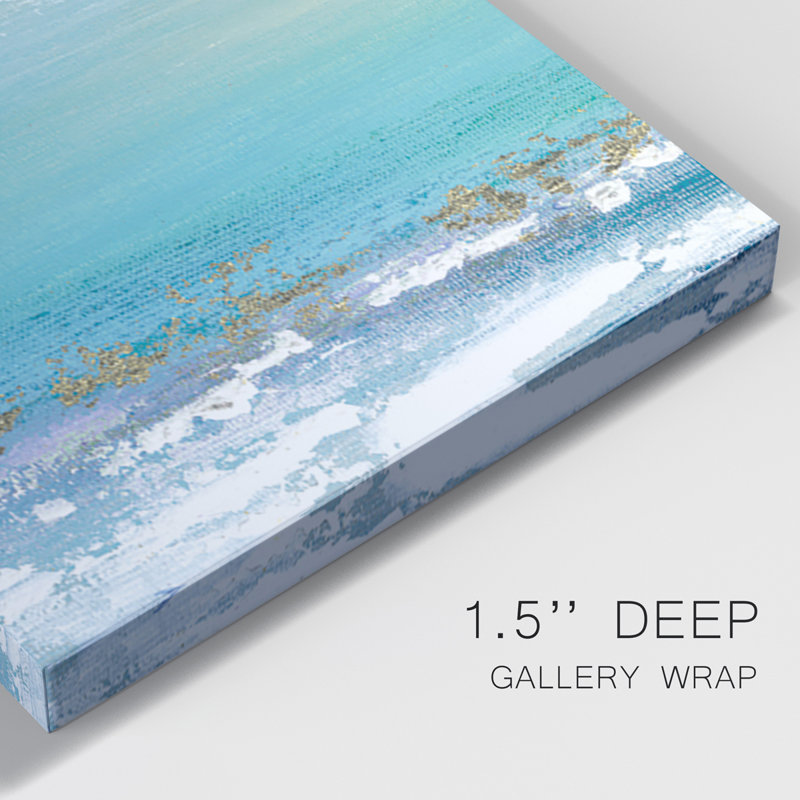 Distant Horizon - Toile tendue avec châssis de qualité supérieure - Prêt à être accroché, H 36 po x l 72 po x P 1 po