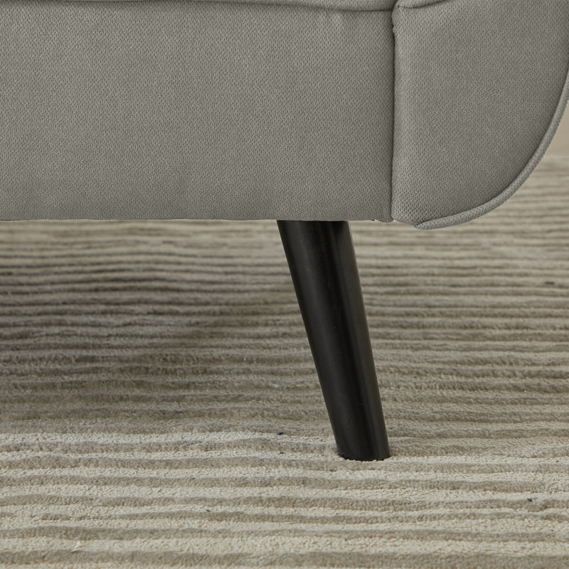 3 Seater Linen Blend Sofa, Grey