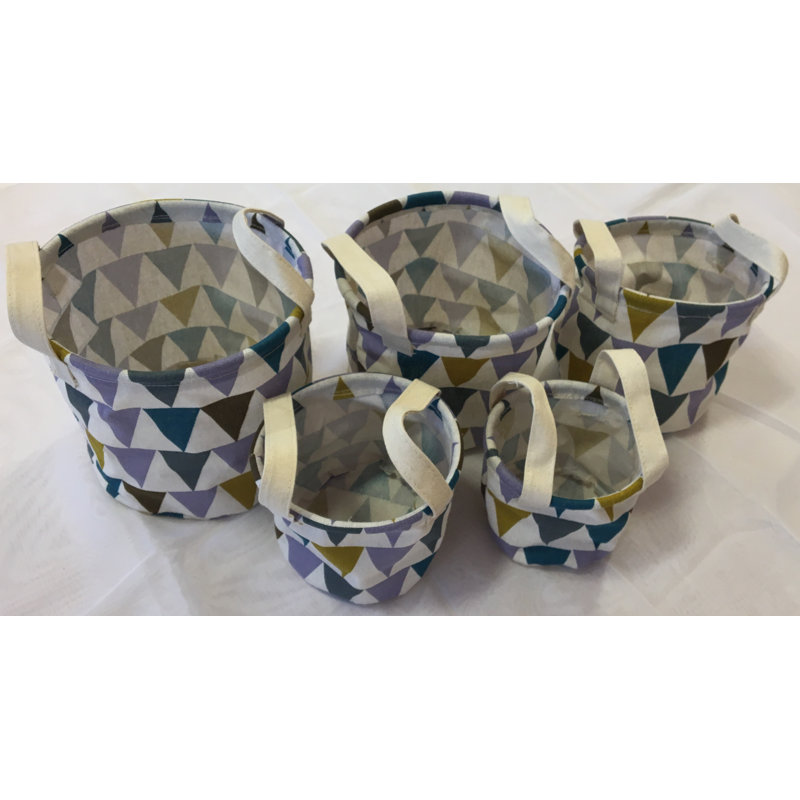Ebern Designs Fabric Decorative Basket