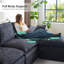 Ensemble de canapé modulaire: Très grand canapé sans cadre en forme de U avec repose-pieds, aucun assemblage requis-35002625-230319767