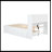 Margrid Bookcase Storage Bed with Trundle,Drawers and USB Plugs,Full Size Platform Bed-262758269