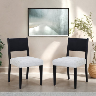 Aniek Upholstered Black Side Chair