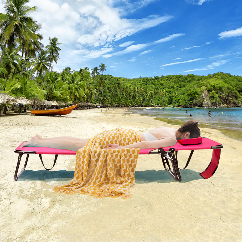 Ruen Outdoor Metal Chaise Lounge