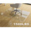 Tapis de chaise de bureau, 36 po x 48 po, avec tapis de protection de plancher biseauté pour tapis