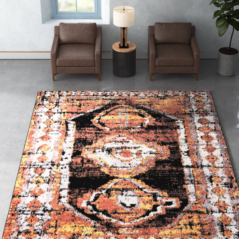 Ithalia Oriental Indoor Rug, Rectangle 5'3" x 8'