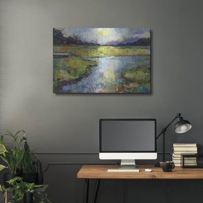 Art mural en métal «Reflections» par Jeanette Vertentes Lark Manor ™