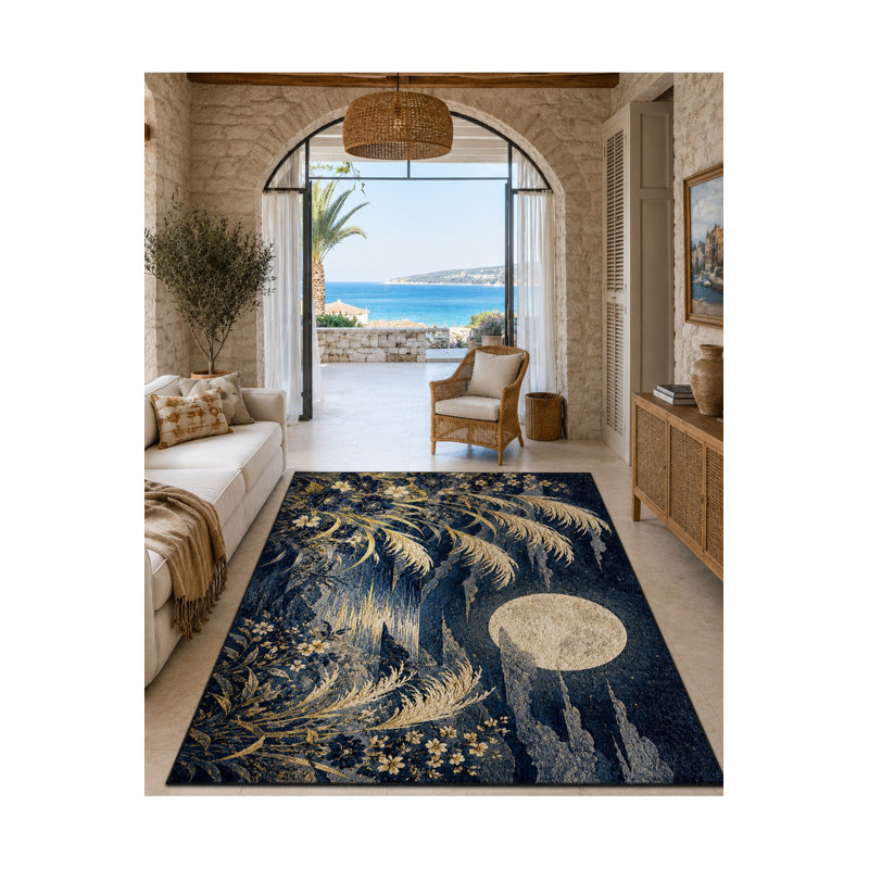 Tapis tissé à la crème Mosso, 3'3" x 9'10"