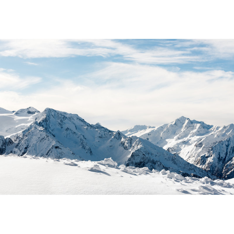 Powder Snow - Wrapped Canvas Print, 81cm H x 122cm W x 3.8cm D
