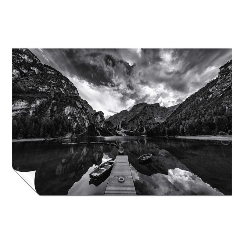 Braies Lake - No Frame Print, 46cm H x 31cm W