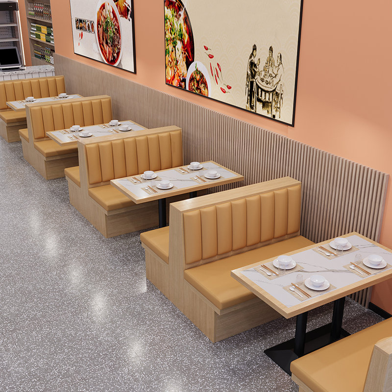 Banc de restaurant nordique simple