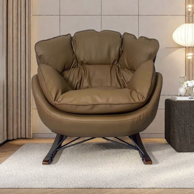Chaise berçante de luxe italienne