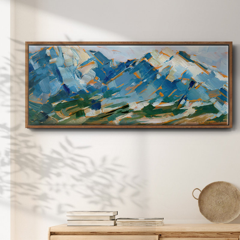 Blue Mountain Peaks I - toile encadrée, H 8 po x l 20 po