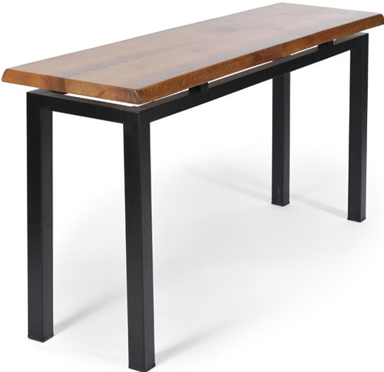 Kingden 62'' Solid Wood Top Console Table