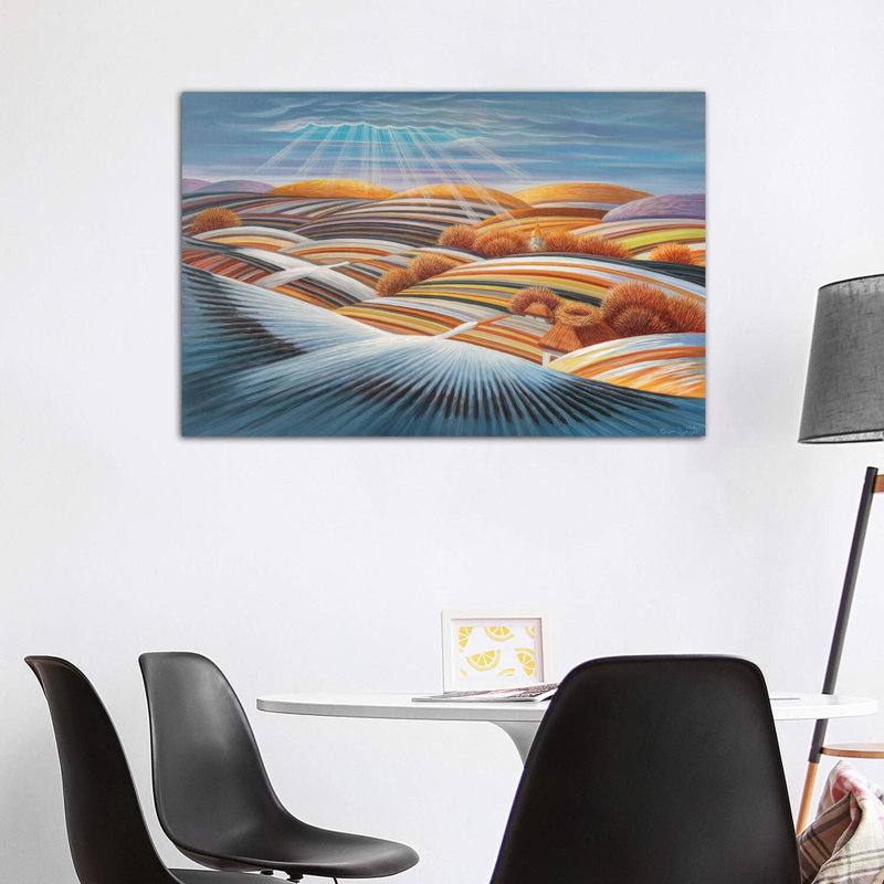 «To The Home Nids» - Imprimé, H 40 po x l 60 po x 1,5 po, Toile tendue