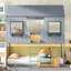 Twin Over Bunk Bed In Grey - Built With Materials Solid Wood Guardrail '