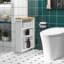 Organisateur de salle de bain mince avec roulettes
