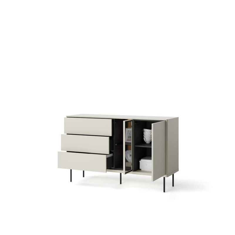 Berel 134cm Sideboard