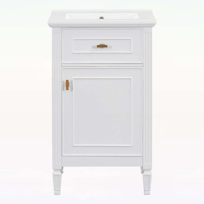 Meuble-lavabo charmant pour petite salle de bain