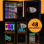 Armoire pour clavier 48 touches avec coffre-fort mural - 48 po