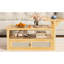 Table basse gracieuse avec tablette et rangement enchanteur-124608759