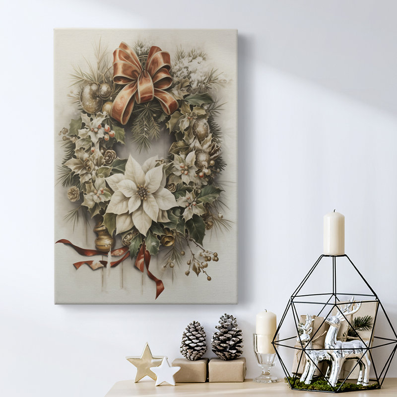 Art des Fêtes de Noël - Toile tendue avec châssis DLxxxix, H 36 po x l 24 po
