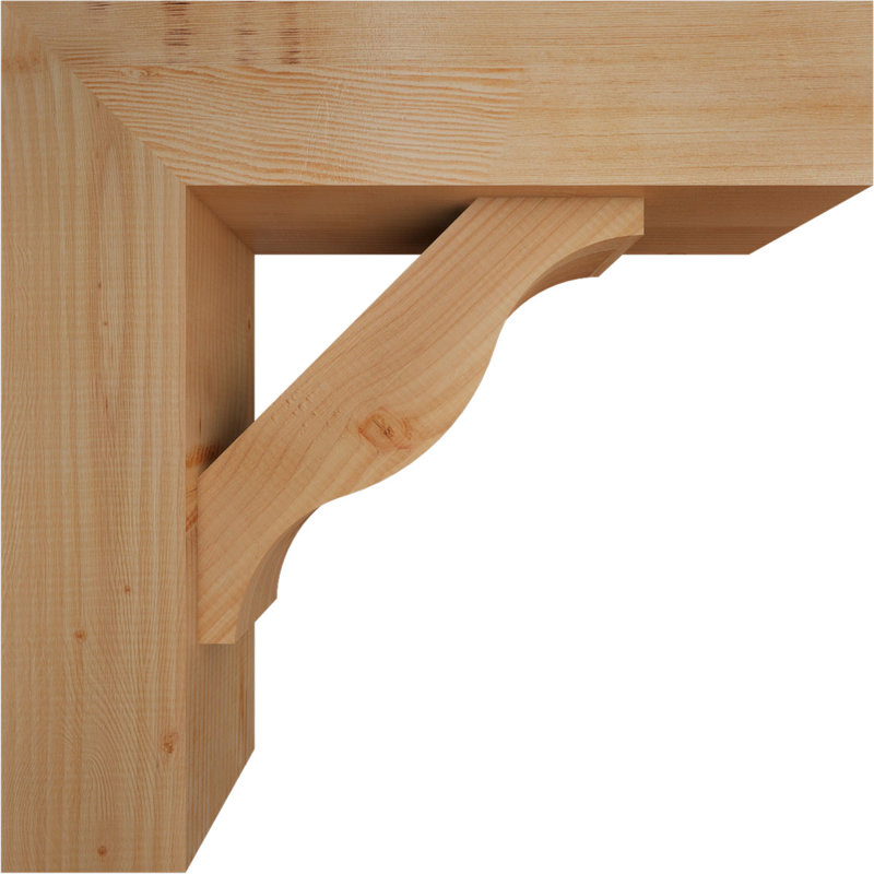 Support Funston Block avec support décalé, 26 x 26, Sapin Douglas de l 7 1/2 (lisse)