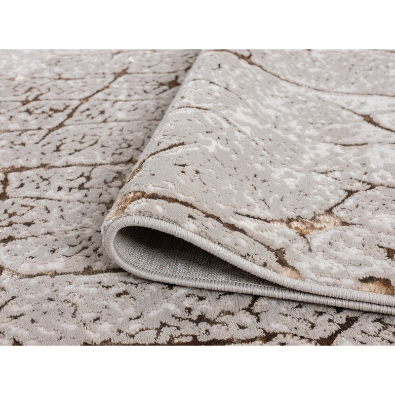 Tapis beige, Rectangle 5 pi 2 po x 7 pi 5 po