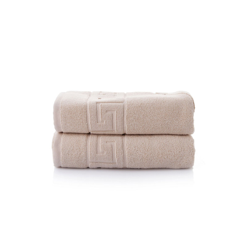 Ensemble de tapis de bain en coton de luxe (2 pièces), crème, 19,7 po x 27,6 po | 100% coton, 20,5 oz / verge carrée | Lavable à la machine à 104 ° F | Doux et absorbant, parfait pour la décoration et le confort de la salle de bain