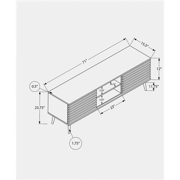 Dimensions du produit