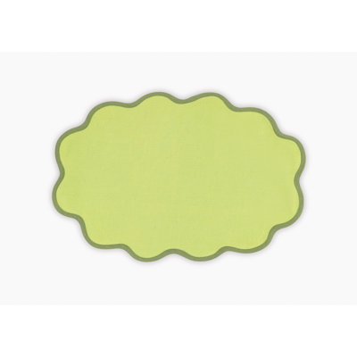 Scallop Edge Oval Placemat