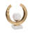 Macalah 15" Larkin Marble Sphere Statuary