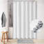 Rideau de douche en tissu tissé festonné-759213576