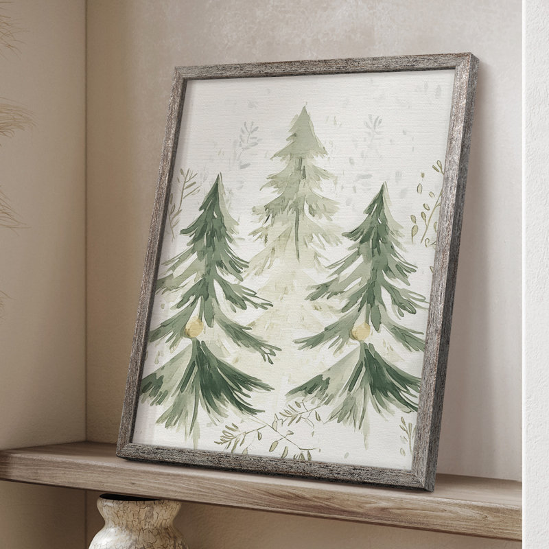 «Christmas Holiday Art CD III», reproduction encadrée - bois massif, H 11 po x l 9 po