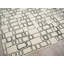 Soho Hand Tufted Wool Abstract Area Rug in Ivory/Black-1838412938