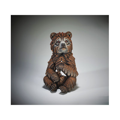 EDGE Sculpture Bear Cub Figurine 10in H