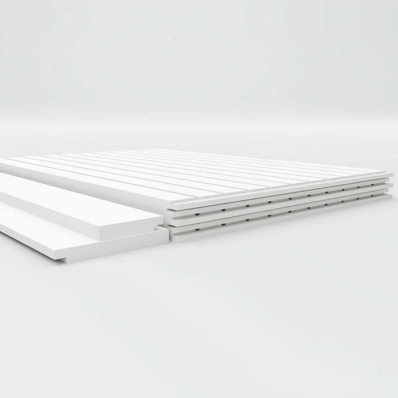 Ensemble de lambris Beadboard PVC, H 36 po x l 94,5 po x P 0,625 po