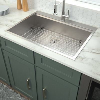 30'' L Single Bowl Stainless Steel Kitchen Sink