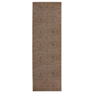 Maril Sloan Washable Sand And Beige Area Rug