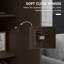Modern Coffee Storage Cabinet, 23.5×14.25×69", Adjustable Shelf, Soft Close