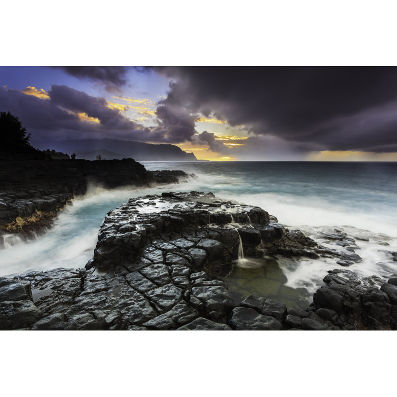 Kauai'S Wild North Shore by GlowingEarth - Wrapped Canvas Print, 61cm H x 91cm W x 3.8cm D