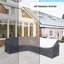 Housse pour canapé modulaire en L Jacqulynn