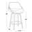 Fixed-Height Counter Stool with Swivel